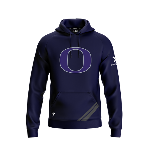 [FOLHSMNV-YXS-LOGO1] Decker Summit Hoodie (Youth XS, Navy, Logo 1)