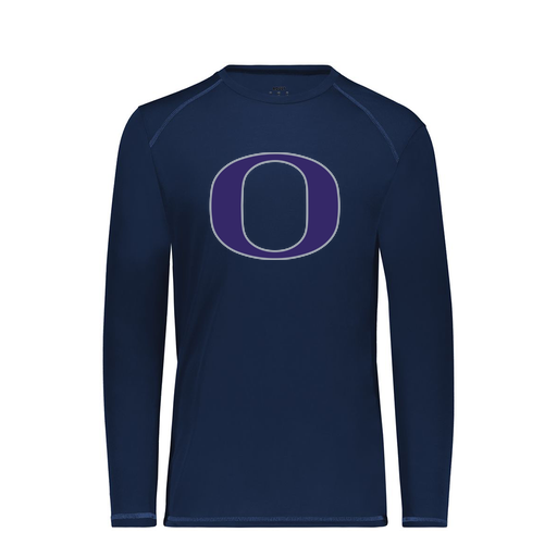 [6846.065.S-LOGO1] Youth SoftTouch Long Sleeve (Youth S, Navy, Logo 1)