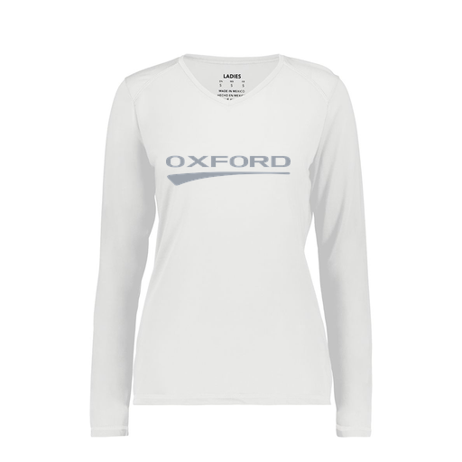 [6847.005.XS-LOGO2] Women's SoftTouch Long Sleeve (Female Adult XS, White, Logo 2)