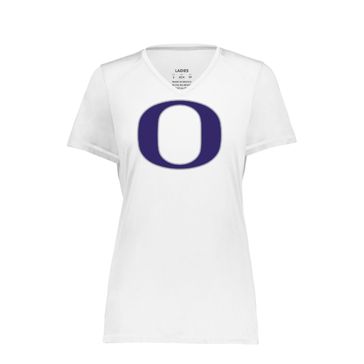 [6844.005.XS-LOGO1] Women's SoftTouch Short Sleeve (Female Adult XS, White, Logo 1)