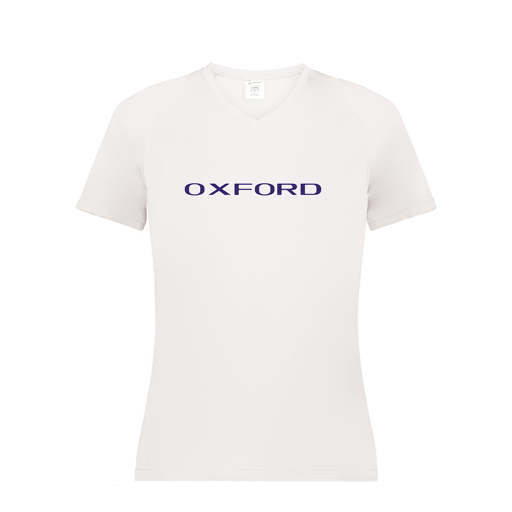 [2792.005.XS-LOGO3] Ladies Smooth Sport V-Neck T-Shirt (Female Adult XS, White, Logo 3)
