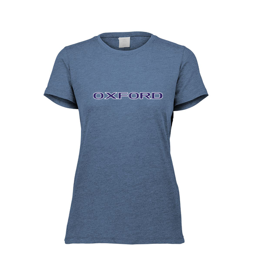 [FTSCUBNV-FAXS-LOGO3] Decker Women's Tri-Blend T-Shirt - Short Sleeve (Female Adult XS, Navy, Logo 3)