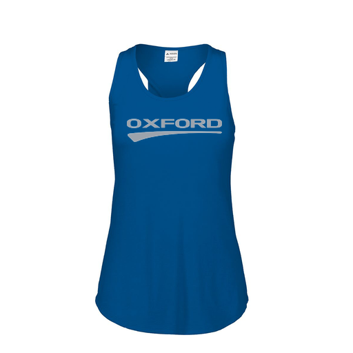 [3078.U55.S-LOGO2] Ladies Tri Blend Tank Top (Female Adult S, Royal, Logo 2)