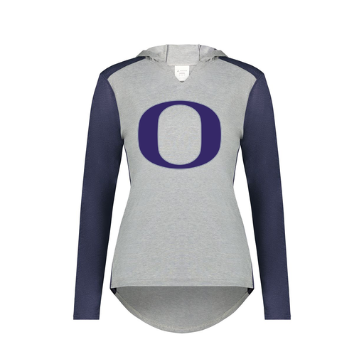 [6902.29V.XS-LOGO1] Ladies Vintage Hoodie (Female Adult XS, Navy, Logo 1)