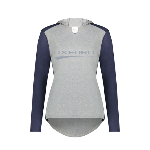 [6902.29V.XS-LOGO2] Ladies Vintage Hoodie (Female Adult XS, Navy, Logo 2)