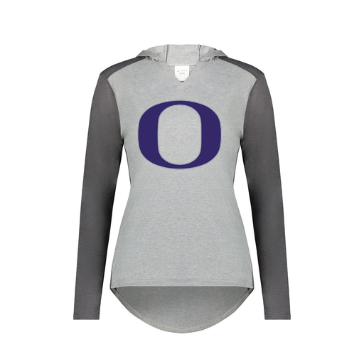 [6902.30V.XS-LOGO1] Ladies Vintage Hoodie (Female Adult XS, Gray, Logo 1)