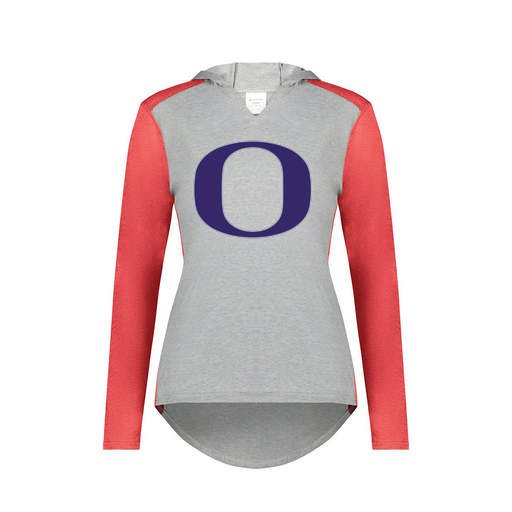 [6902.27V.XS-LOGO1] Ladies Vintage Hoodie (Female Adult XS, Red, Logo 1)