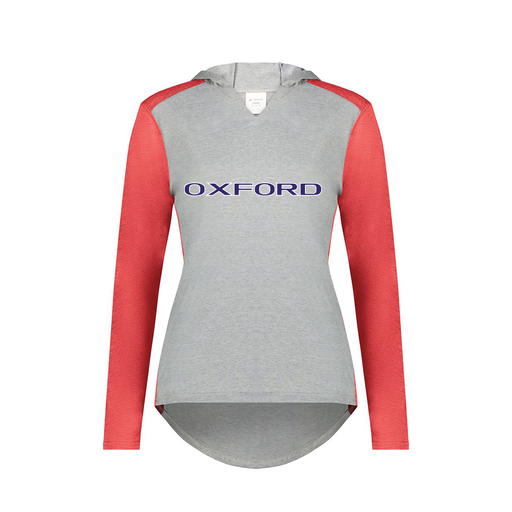 [6902.27V.XS-LOGO3] Ladies Vintage Hoodie (Female Adult XS, Red, Logo 3)