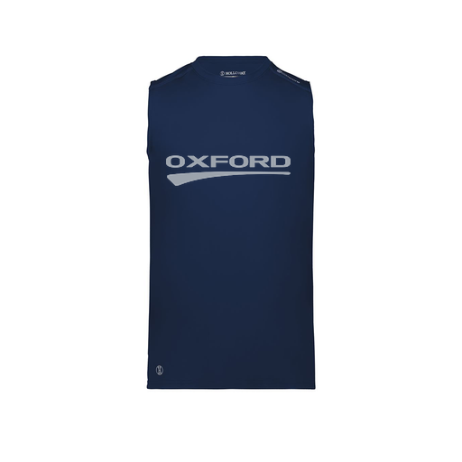 [222593.065.S-LOGO2] Men's CoolDry TankTop (Adult S, Navy, Logo 2)