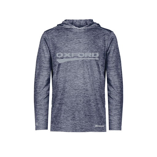 [FOLHCGNV-AS-LOGO2] Men's Charge Hoodie (Adult S, Navy, Logo 2)