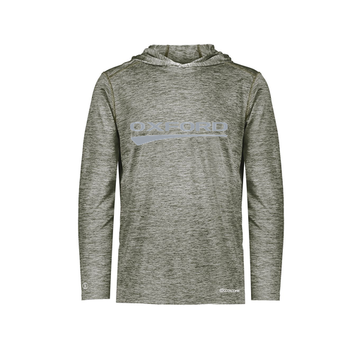 [FOLHCGGY-AS-LOGO2] Decker Men's Charge Hoodie (Adult S, Gray, Logo 2)