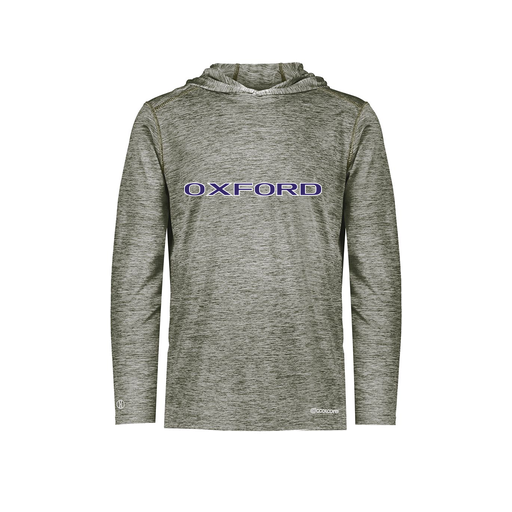 [FOLHCGGY-AS-LOGO3] Decker Men's Charge Hoodie (Adult S, Gray, Logo 3)