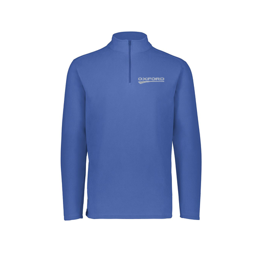 [6863.060.XS-LOGO2] Men's MicroFleece 1/4 Zip Pullover (Adult XS, Royal, Logo 2)