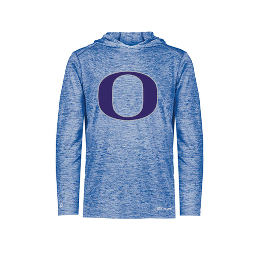 [FOLHCGRY-YS-LOGO1] Decker Youth Charge Hoodie (Youth S, Royal, Logo 1)