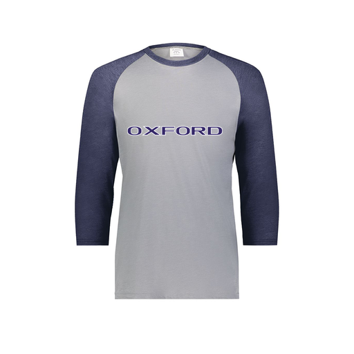 [6880.29V.S-LOGO3] Youth Vintage 3/4 T-Shirt (Youth S, Navy, Logo 3)