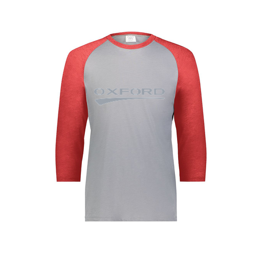 [6880.27V.S-LOGO2] Youth Vintage 3/4 T-Shirt (Youth S, Red, Logo 2)