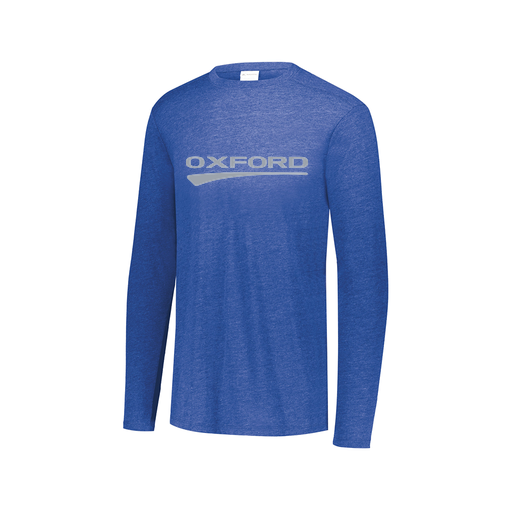 [3075.U55.XS-LOGO2] Men's LS Ultra-blend T-Shirt (Adult XS, Royal, Logo 2)