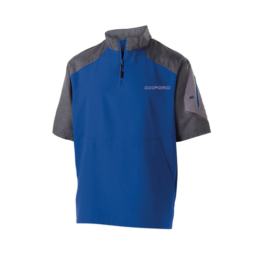 [229545.H02.XS-LOGO3] Men's Raider SS Pullover (Adult XS, Royal, Logo 3)