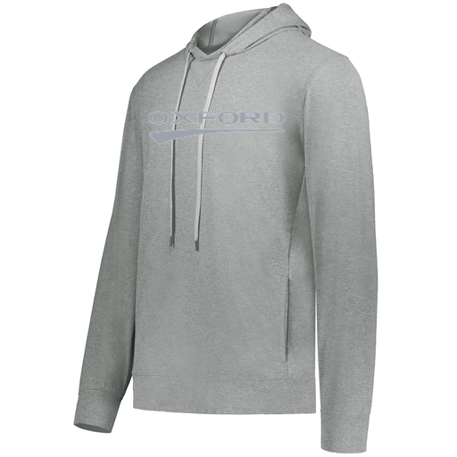 [222698.013.S-LOGO2] YOUTH VENTURA THIN KNIT HOODIE (Youth S, Silver, Logo 2)