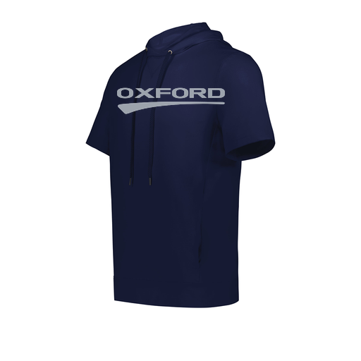 [222605.065.S-LOGO2] YOUTH VENTURA SOFT KNIT SHORT SLEEVE HOODIE (Youth S, Navy, Logo 2)
