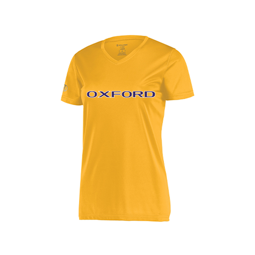 [222820.023.S-LOGO3] Ladies Movement Dri Fit Shirt (Female Adult S, Athletic Gold, Logo 3)