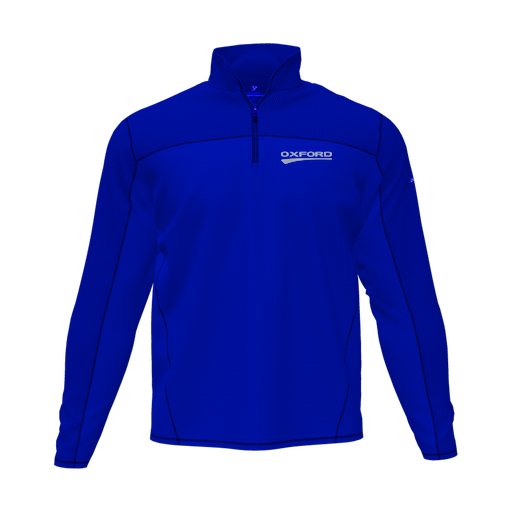 [CUS-DFW-QTRZ-PER-LSL-RYL-AS-LOGO2] Quarter Zip Pullover (Adult S, Royal, Logo 2)