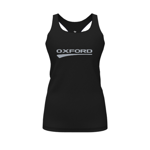 [CUS-DFW-RCBK-PER-BLK-FYS-LOGO2] Racerback Tank Top (Female Youth S, Black, Logo 2)