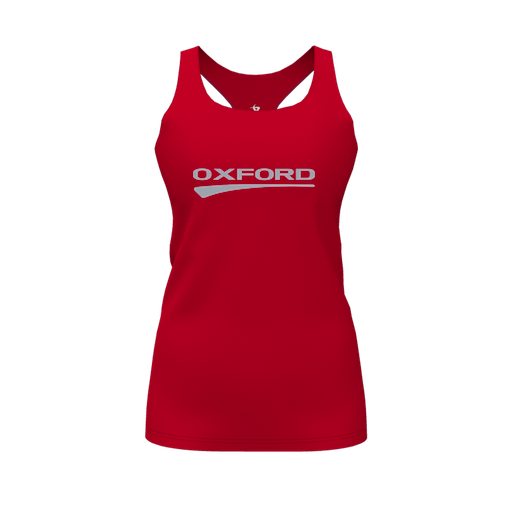 [FT0TRBRD-FYS-LOGO2] Decker Racerback Tank Top (Female Youth S, Red, Logo 2)