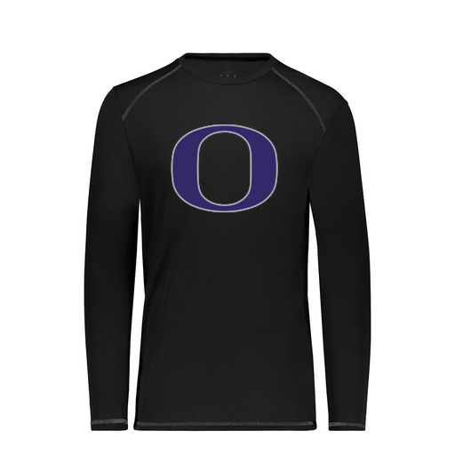 [6845.080.S-LOGO1] Men's SoftTouch Long Sleeve (Adult S, Black, Logo 1)