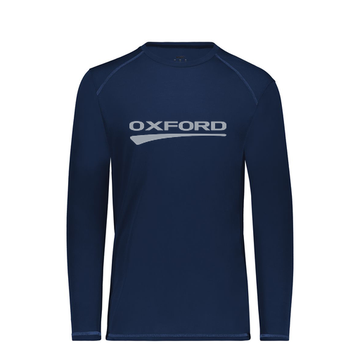 [6845.065.S-LOGO2] Men's SoftTouch Long Sleeve (Adult S, Navy, Logo 2)