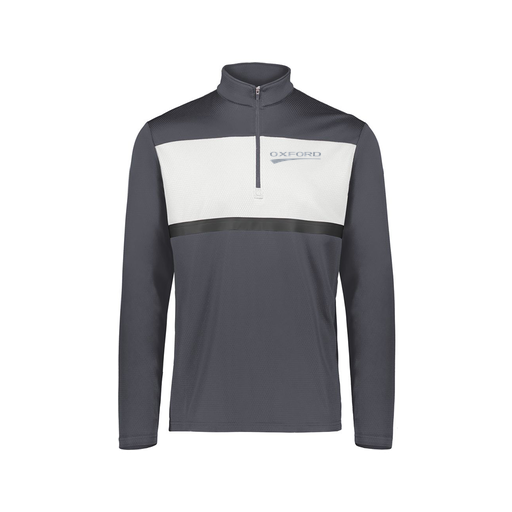 [222691.F52.S-LOGO2] Youth Bold 1/4 Zip Pullover (Youth S, Gray, Logo 2)