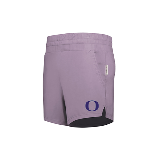 [223704.J63.XS-LOGO1] LADIES VENTURA SOFT KNIT SHORTS (Female Adult XS, Purple, Logo 1)